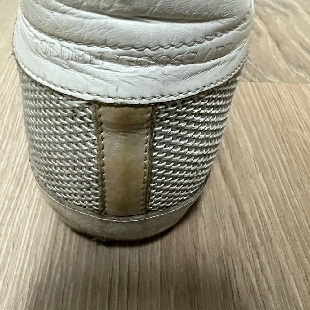 Golden Goose White Black Star Low-Top Sneakers